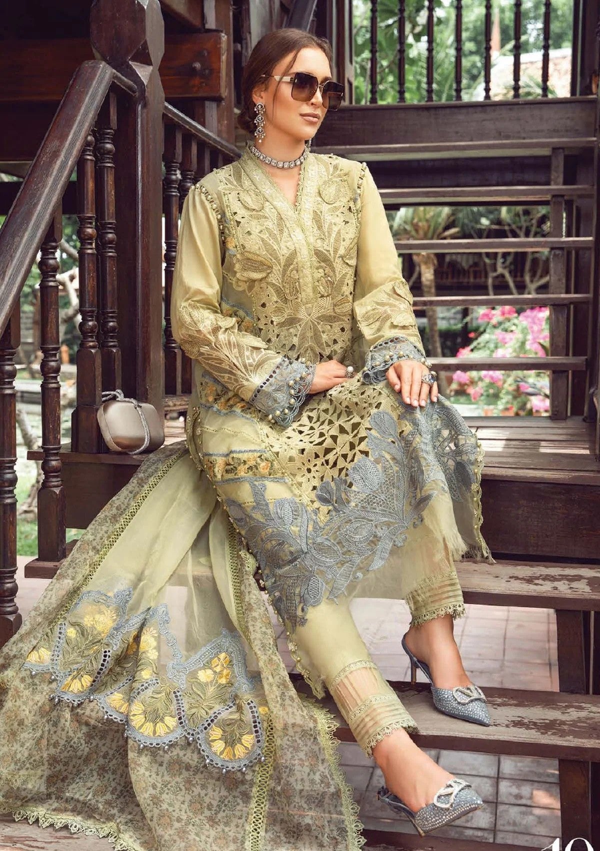 Lawn Collection - Maria B - Eid Collection 24 - MBEC#10