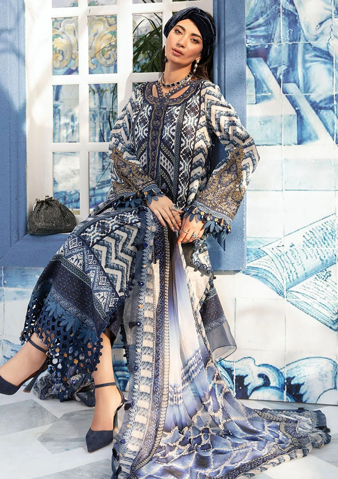Lawn Collection - Maria B - M Prints - Eid 2 Edit - MP24#8B