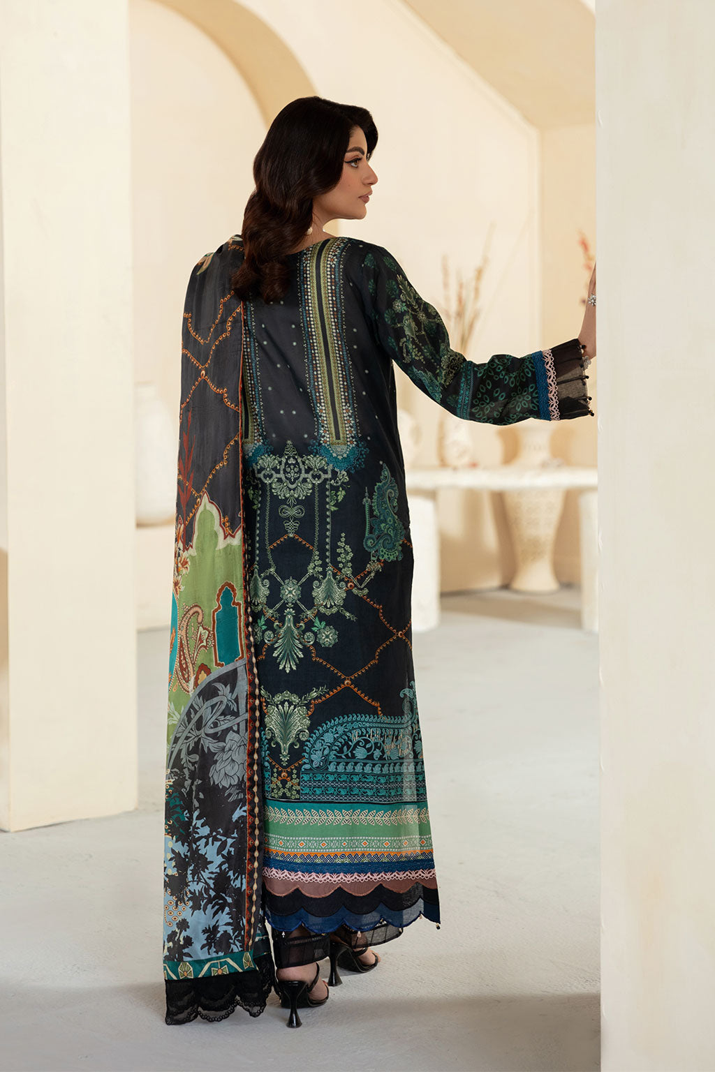 Ramsha | Mashaal Luxury Lawn | L-1301 - Official Ramsha stockist in UK - Sakeena London