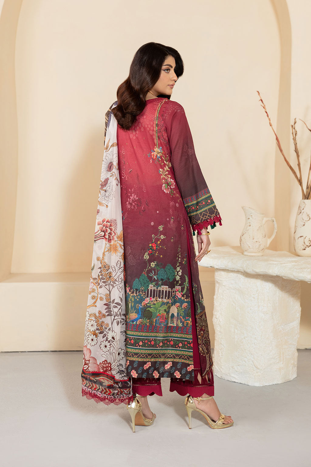 Ramsha | Mashaal Luxury Lawn | L-1303 - Official Ramsha stockist in UK - Sakeena London