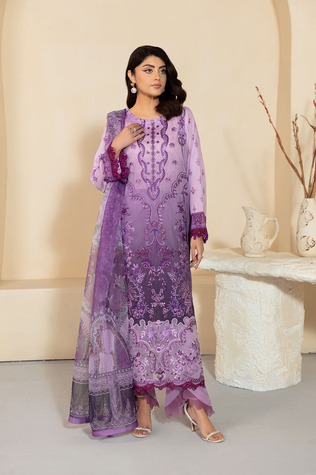 Ramsha | Mashaal Luxury Lawn | L-1304 - Official Ramsha stockist in UK - Sakeena London
