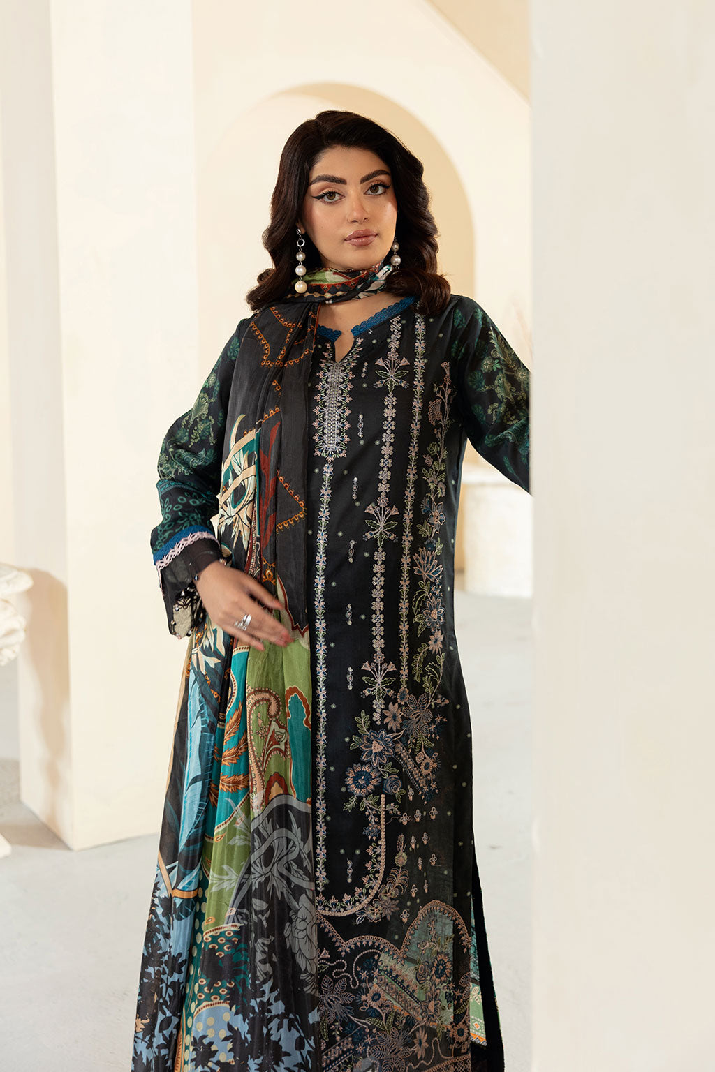 Ramsha | Mashaal Luxury Lawn | L-1301 - Official Ramsha stockist in UK - Sakeena London