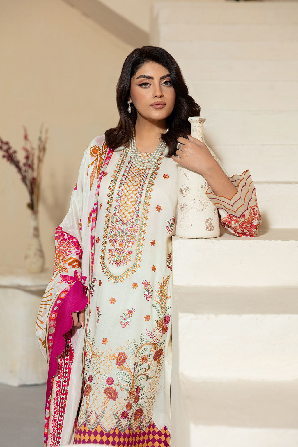 Ramsha | Mashaal Luxury Lawn | L-1308 - Official Ramsha stockist in UK - Sakeena London