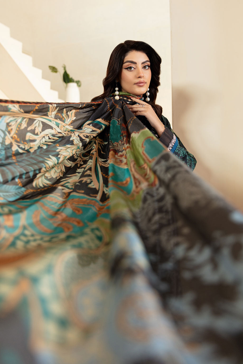 Ramsha | Mashaal Luxury Lawn | L-1301 - Official Ramsha stockist in UK - Sakeena London