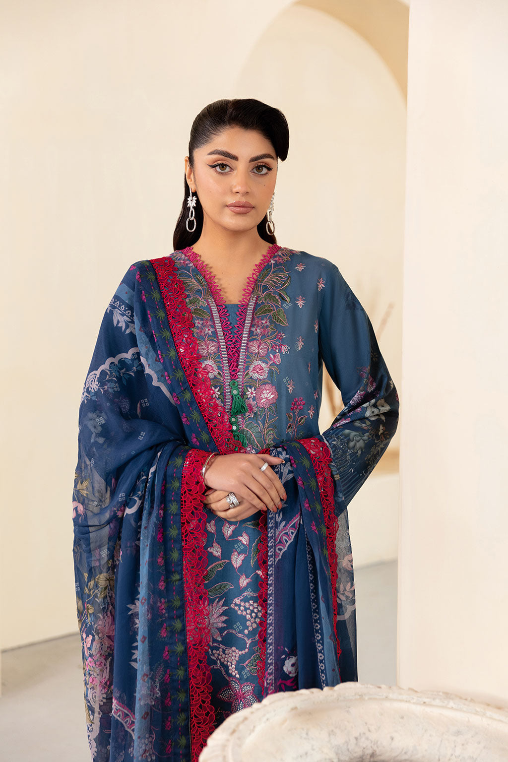 Ramsha | Mashaal Luxury Lawn | L-1305 - Official Ramsha stockist in UK - Sakeena London
