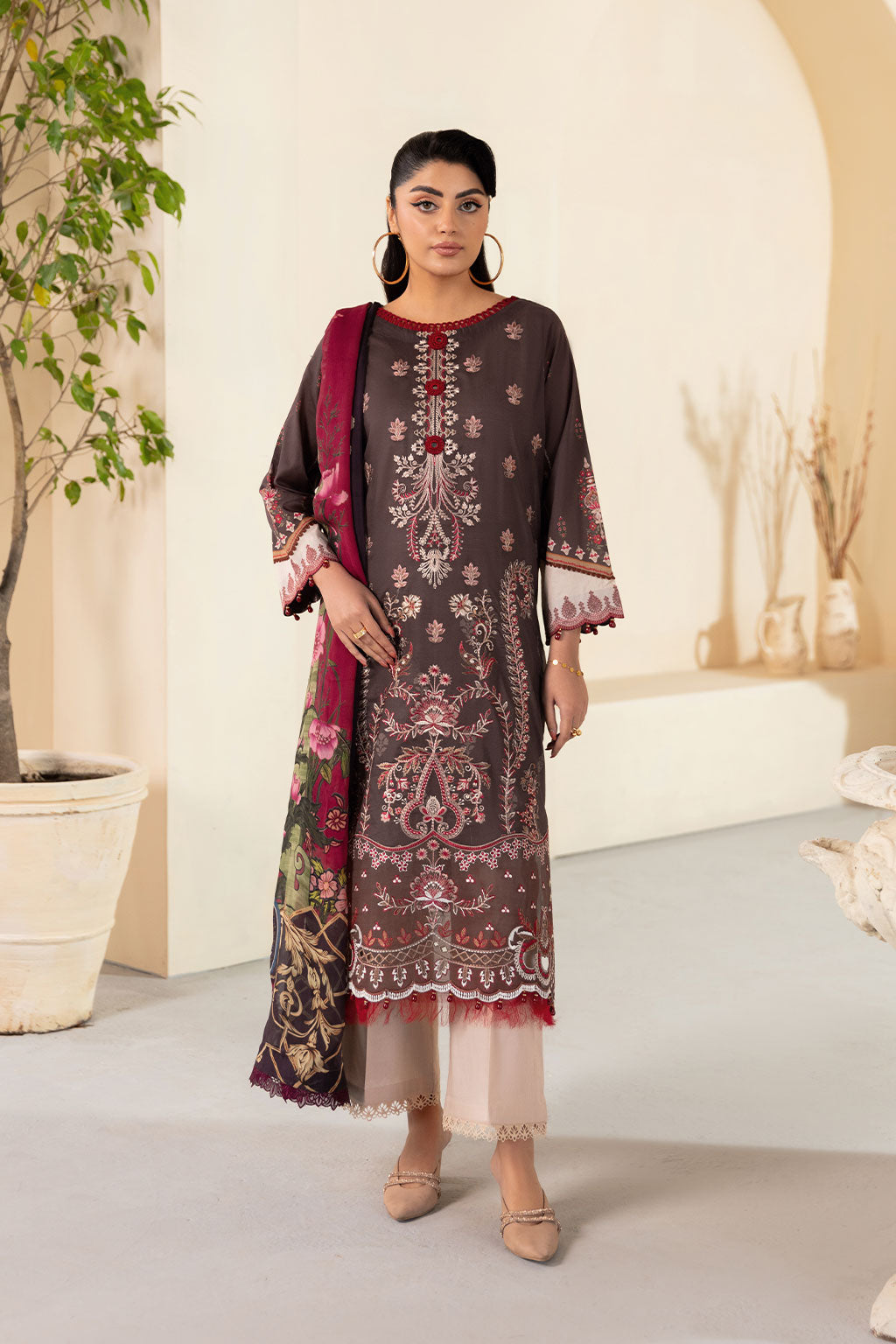 Ramsha | Mashaal Luxury Lawn | L-1309 - Official Ramsha stockist in UK - Sakeena London