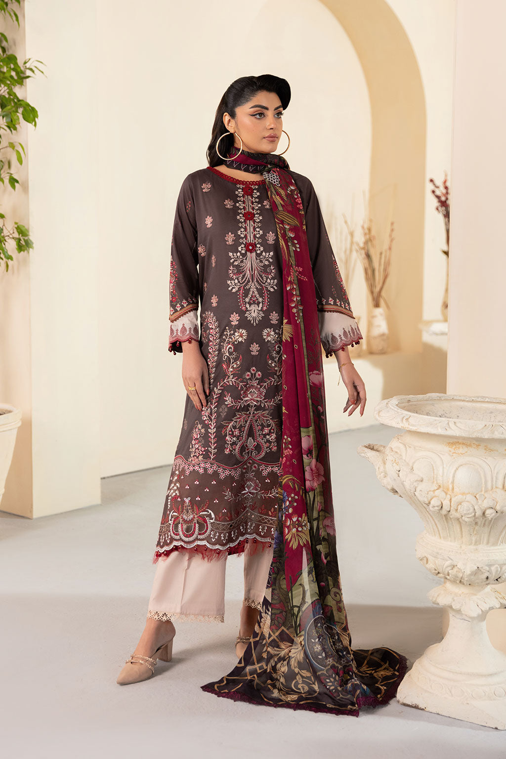Ramsha | Mashaal Luxury Lawn | L-1309 - Official Ramsha stockist in UK - Sakeena London