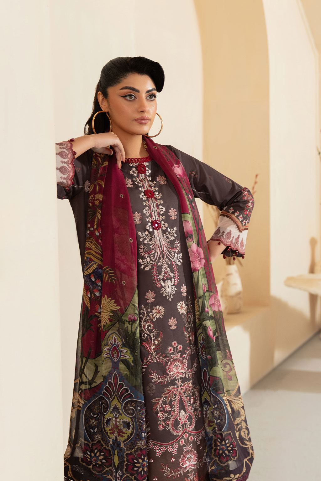 Ramsha | Mashaal Luxury Lawn | L-1309 - Official Ramsha stockist in UK - Sakeena London