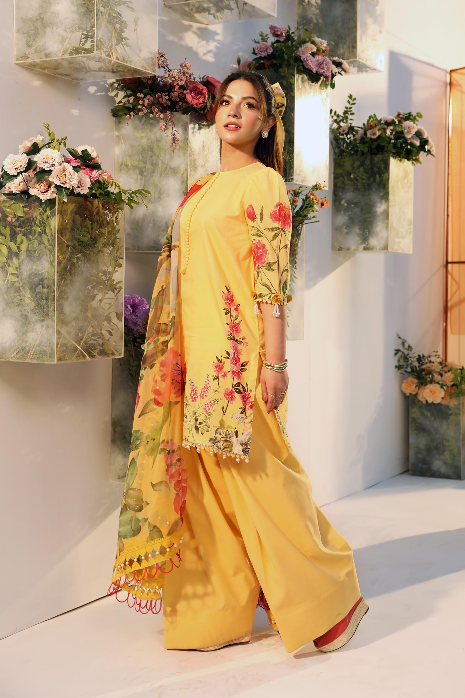 Maria B | M Basic Summer Lawn 25 | MB-CUS25-701A - Official Maria B stockist in UK - Sakeena London