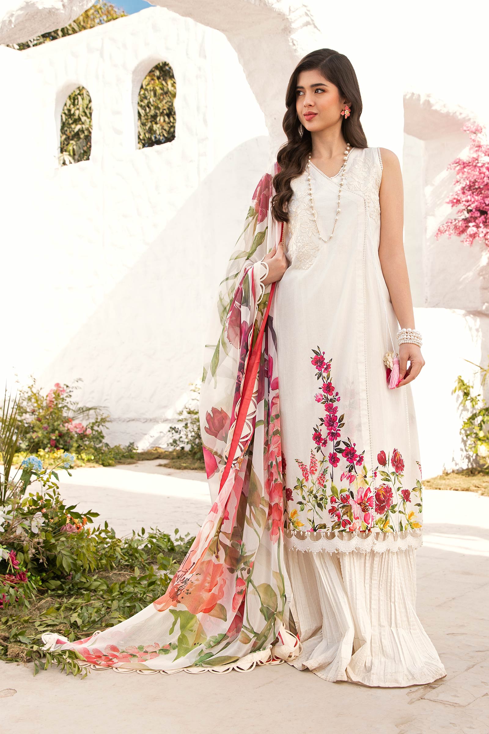 Maria B | M Basic Summer Lawn 25 | MB-CUS25-701B - Official Maria B stockist in UK - Sakeena London