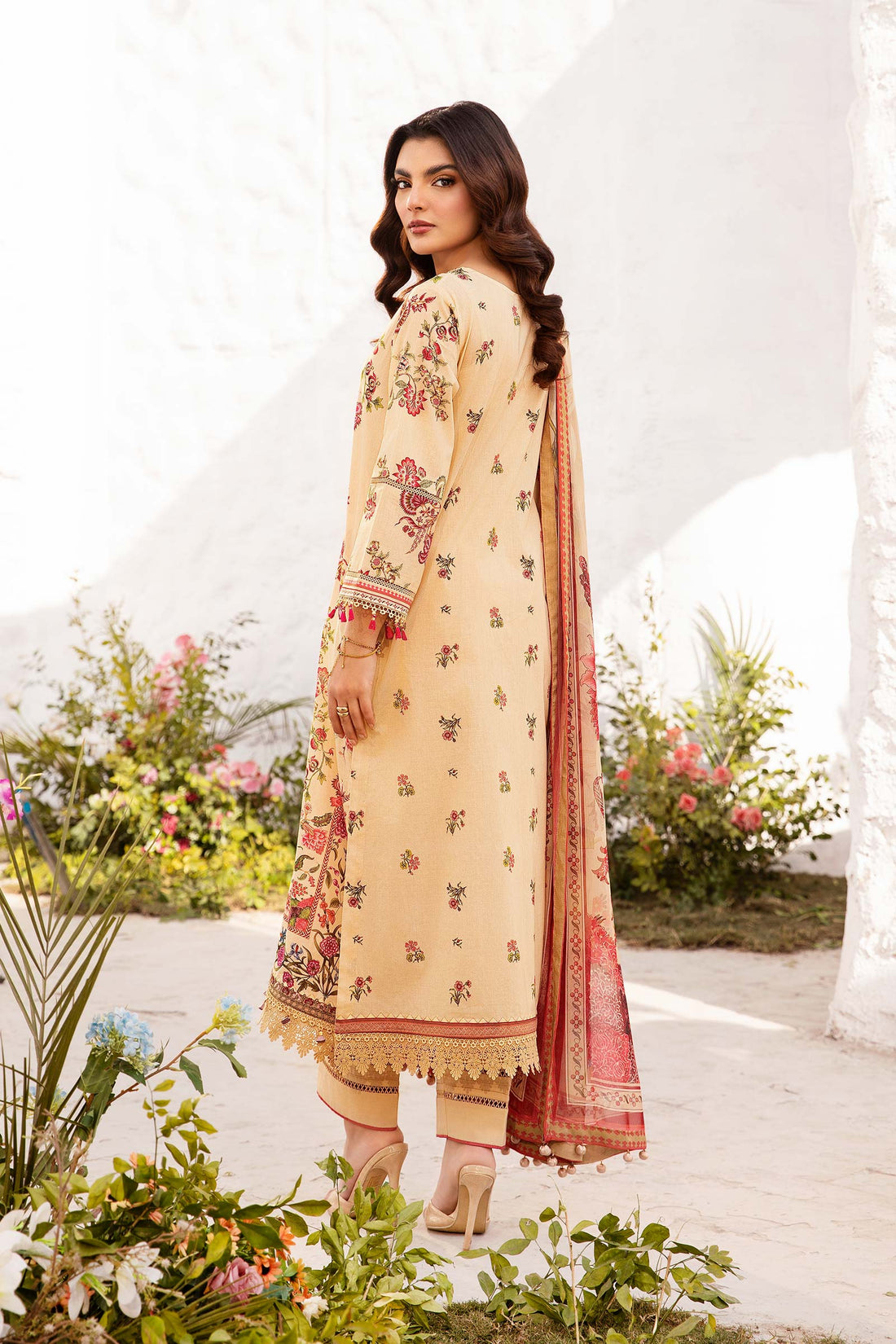 Maria B | M Basic Summer Lawn 25 | MB-CUS25-705A - Official Maria B stockist in UK - Sakeena London