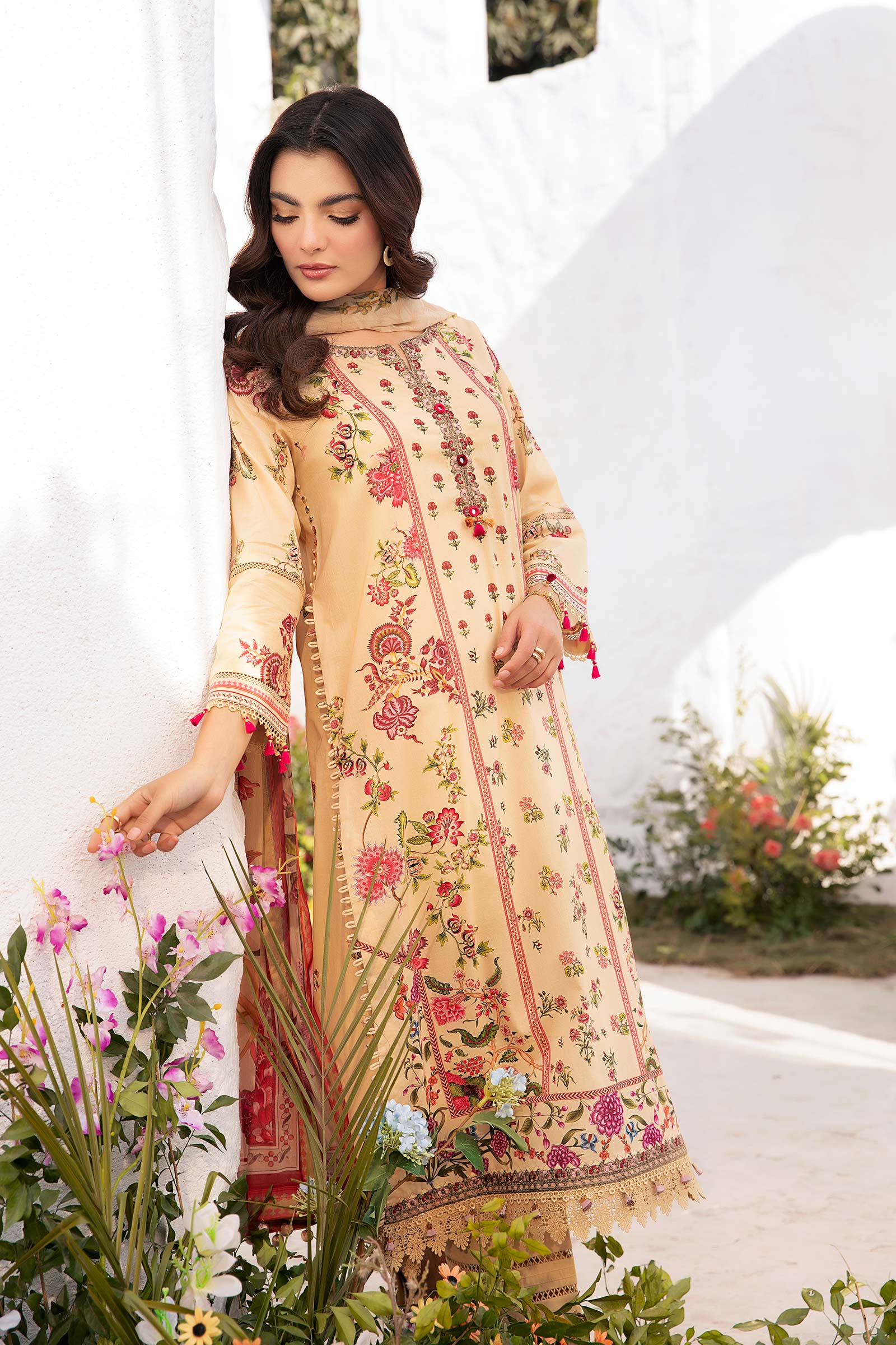 Maria B | M Basic Summer Lawn 25 | MB-CUS25-705A - Official Maria B stockist in UK - Sakeena London
