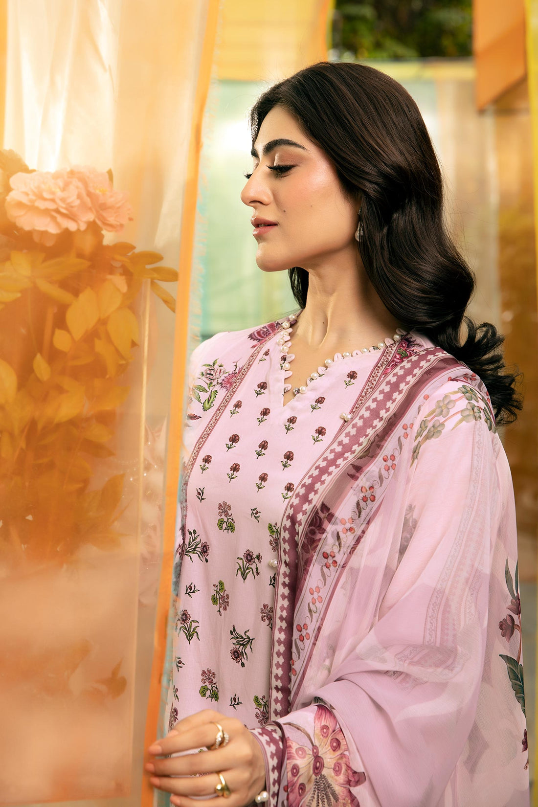 Maria B | M Basic Summer Lawn 25 | MB-CUS25-705B - Official Maria B stockist in UK - Sakeena London
