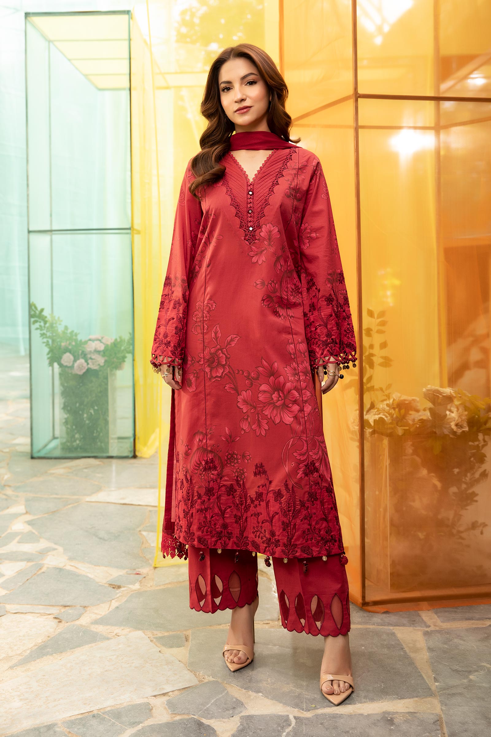Maria B | M Basic Summer Lawn 25 | MB-CUS25-706A - Official Maria B stockist in UK - Sakeena London