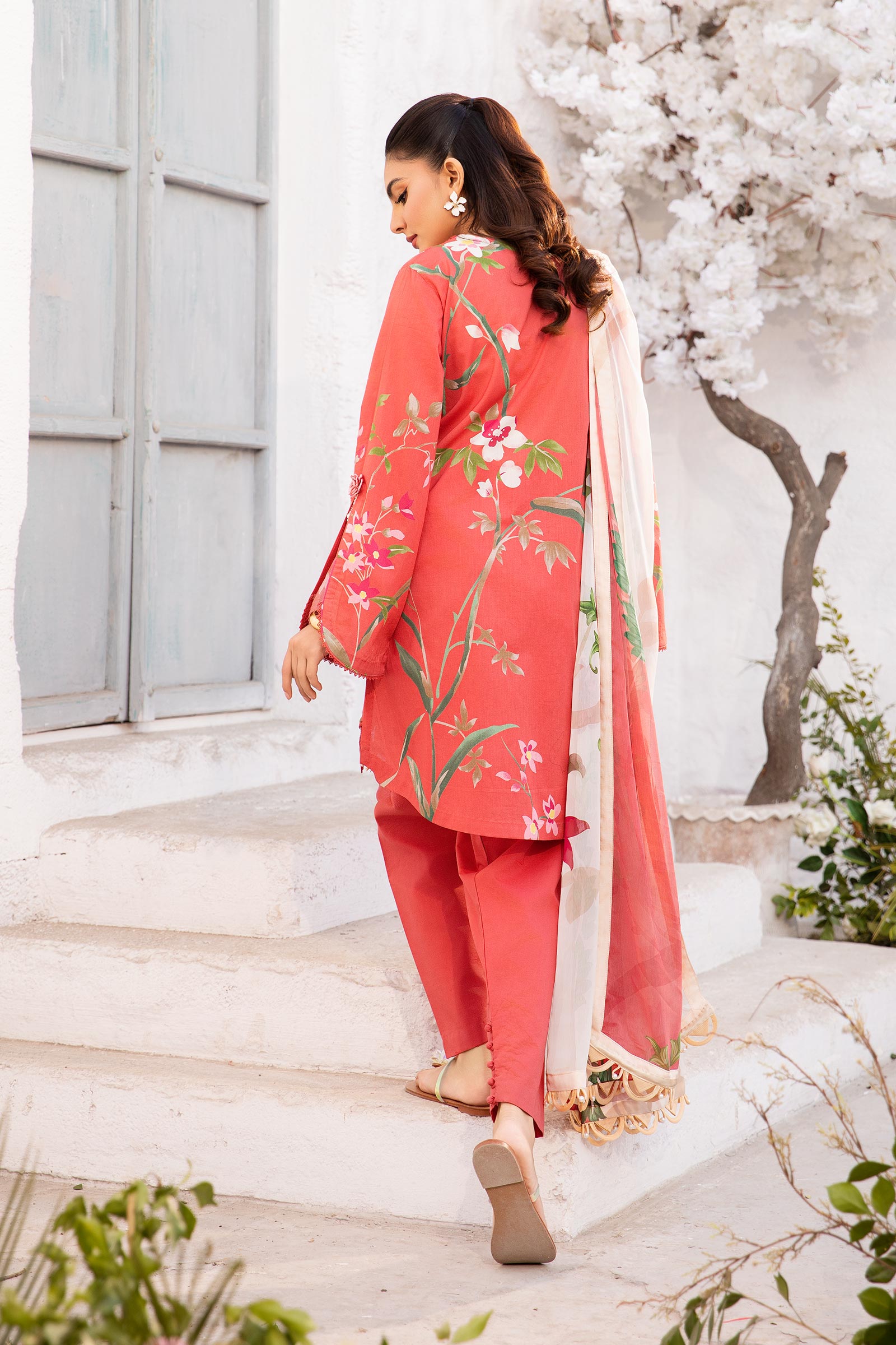 Maria B | M Basic Summer Lawn 25 | MB-CUS25-707B - Official Maria B stockist in UK - Sakeena London