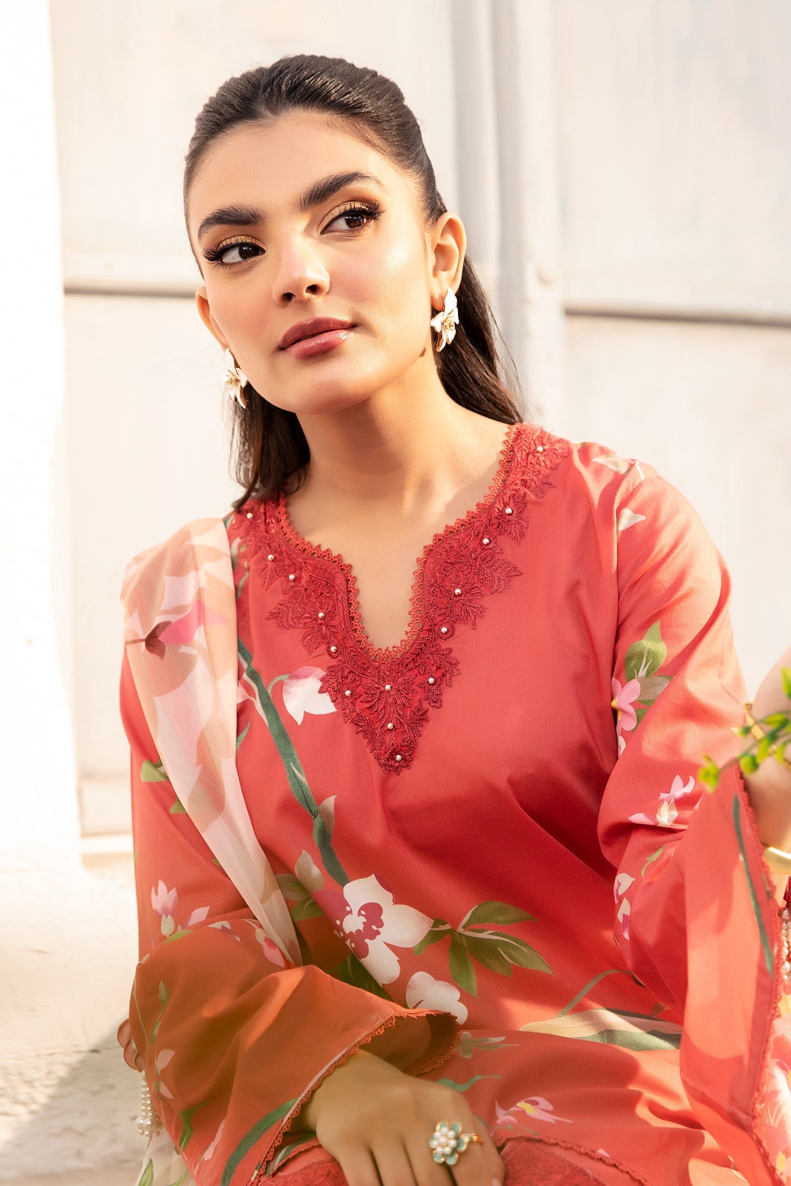 Maria B | M Basic Summer Lawn 25 | MB-CUS25-707B - Official Maria B stockist in UK - Sakeena London