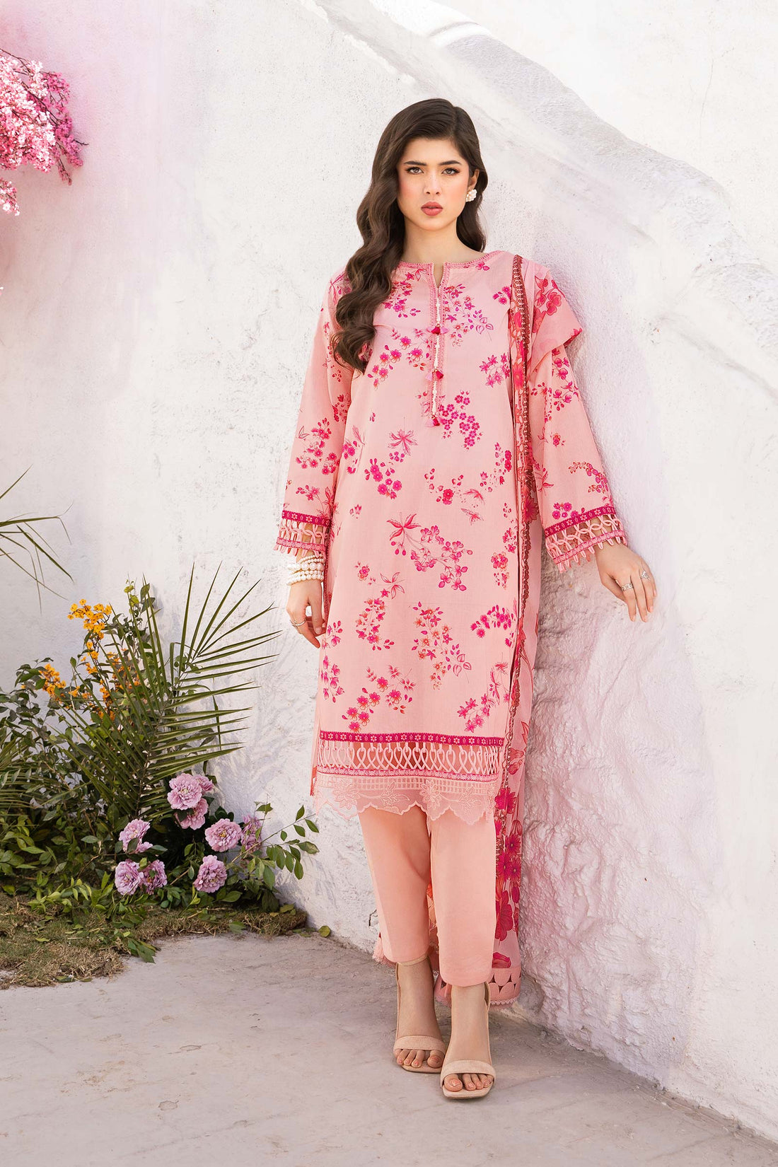 Maria B | M Basic Summer Lawn 25 | MB-CUS25-709A - Official Maria B stockist in UK - Sakeena London