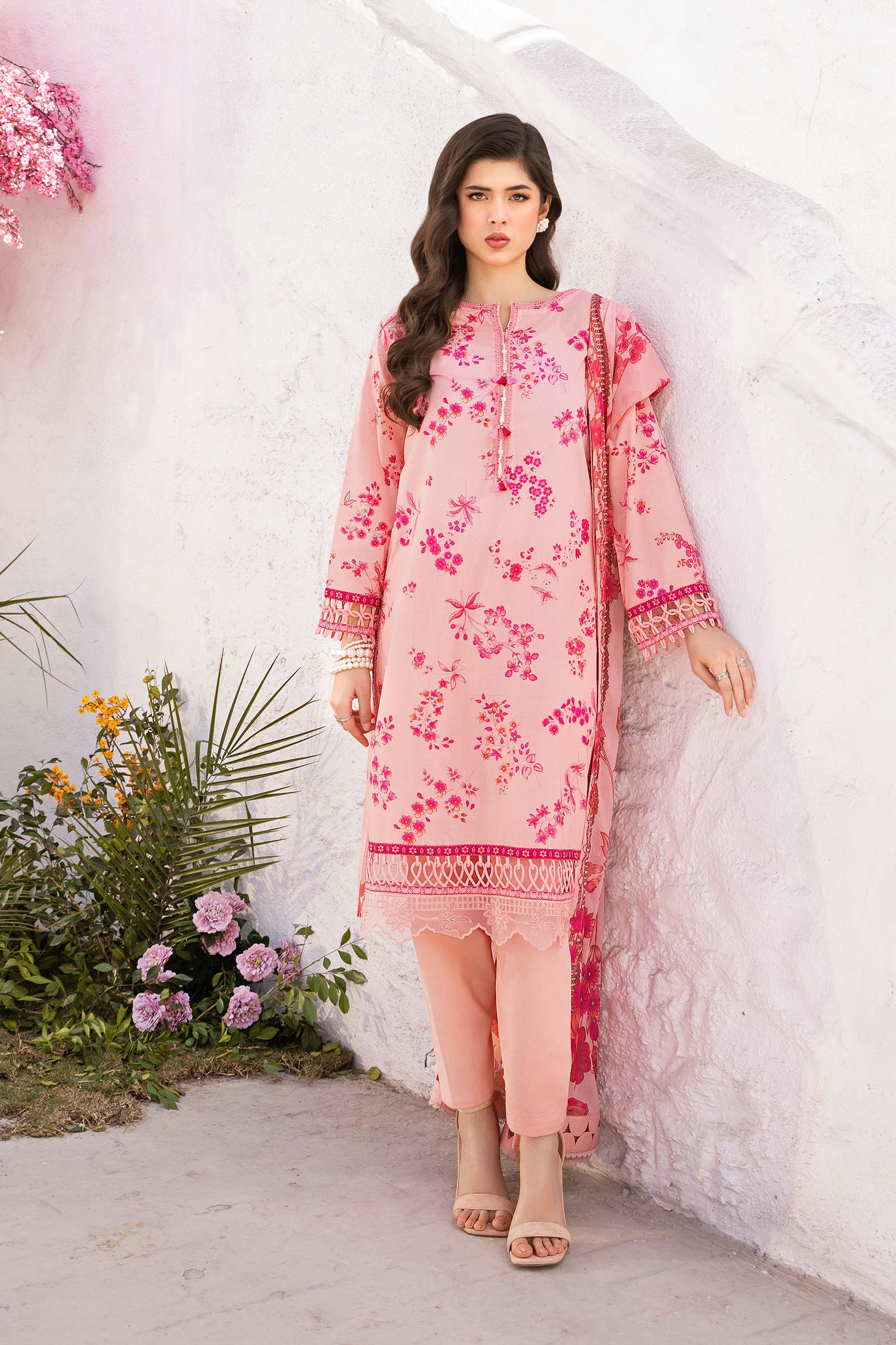 Maria B | M Basic Summer Lawn 25 | MB-CUS25-709A - Official Maria B stockist in UK - Sakeena London