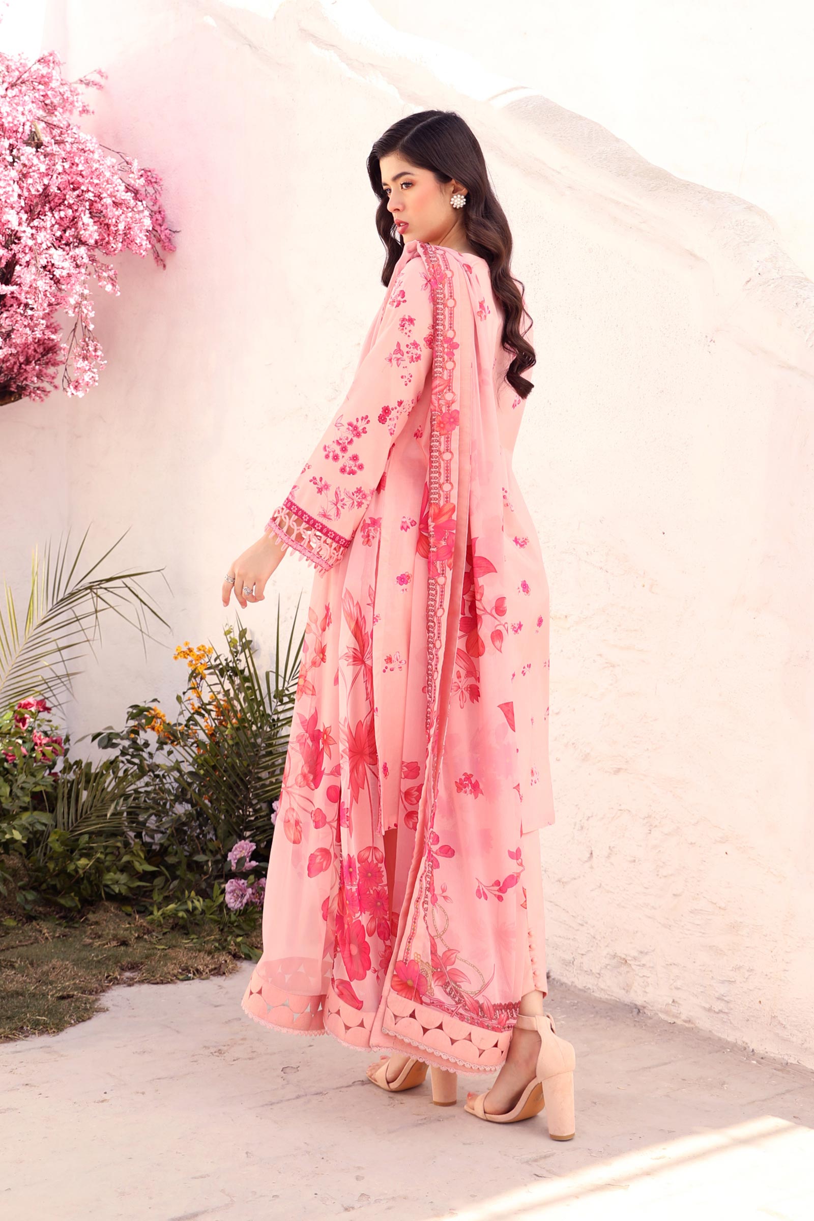 Maria B | M Basic Summer Lawn 25 | MB-CUS25-709A - Official Maria B stockist in UK - Sakeena London