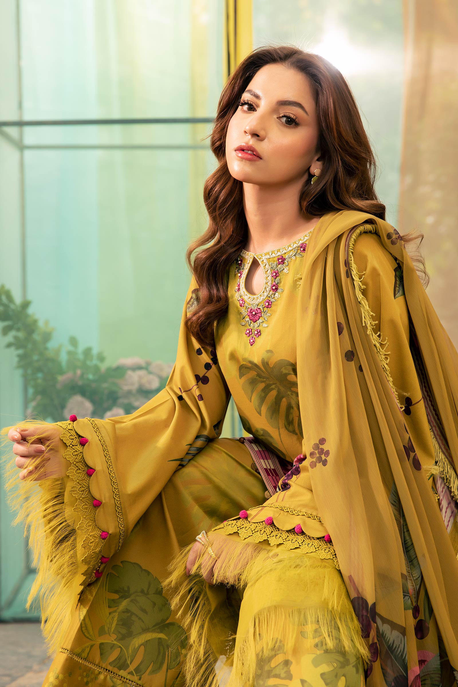Maria B | M Basic Summer Lawn 25 | MB-CUS25-710A - Official Maria B stockist in UK - Sakeena London