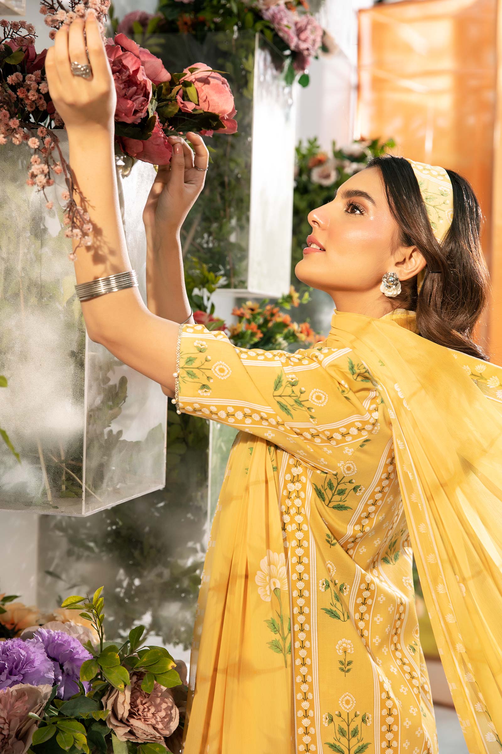 Maria B | M Basic Summer Lawn 25 | MB-CUS25-711A - Official Maria B stockist in UK - Sakeena London
