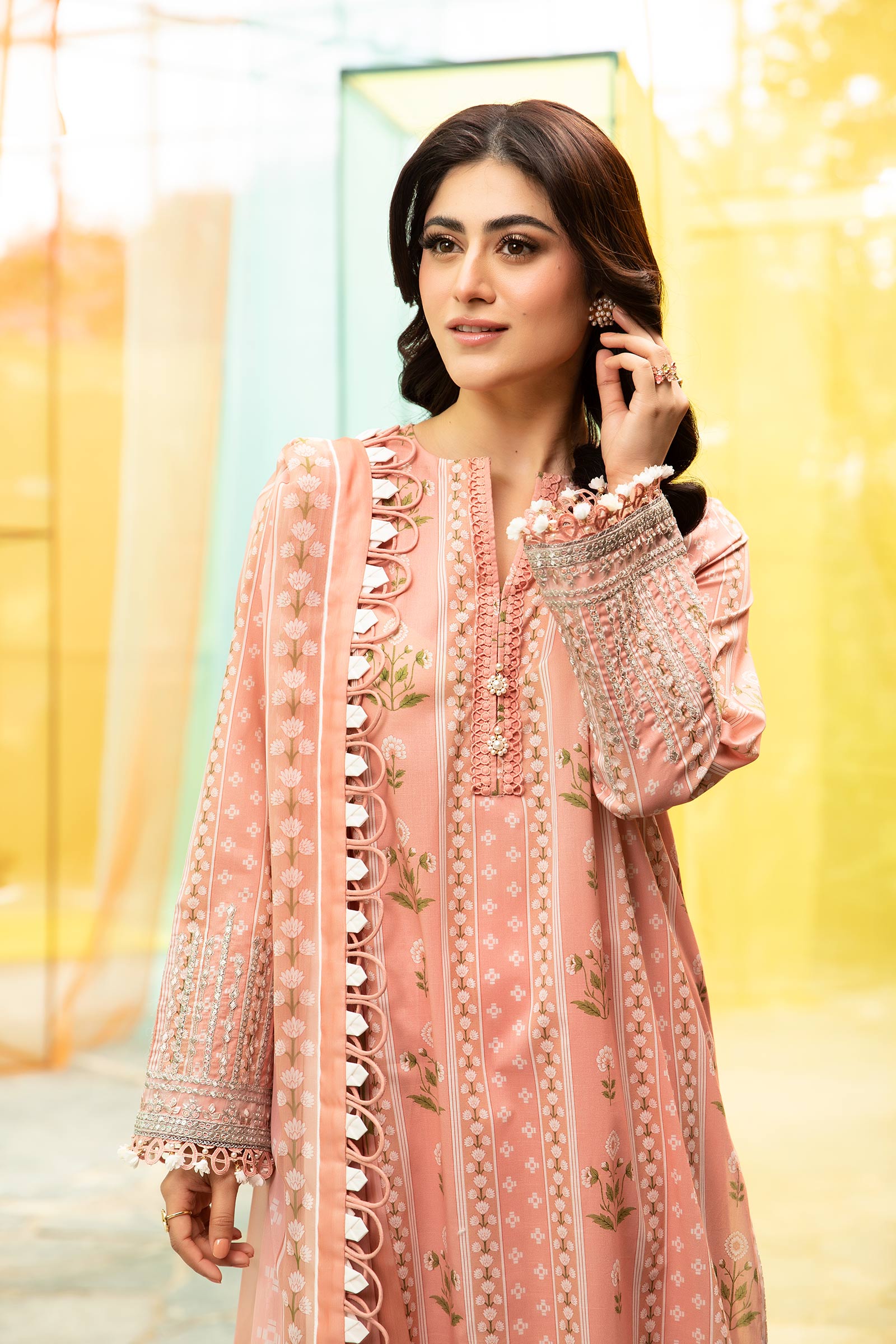 Maria B | M Basic Summer Lawn 25 | MB-CUS25-711B - Official Maria B stockist in UK - Sakeena London
