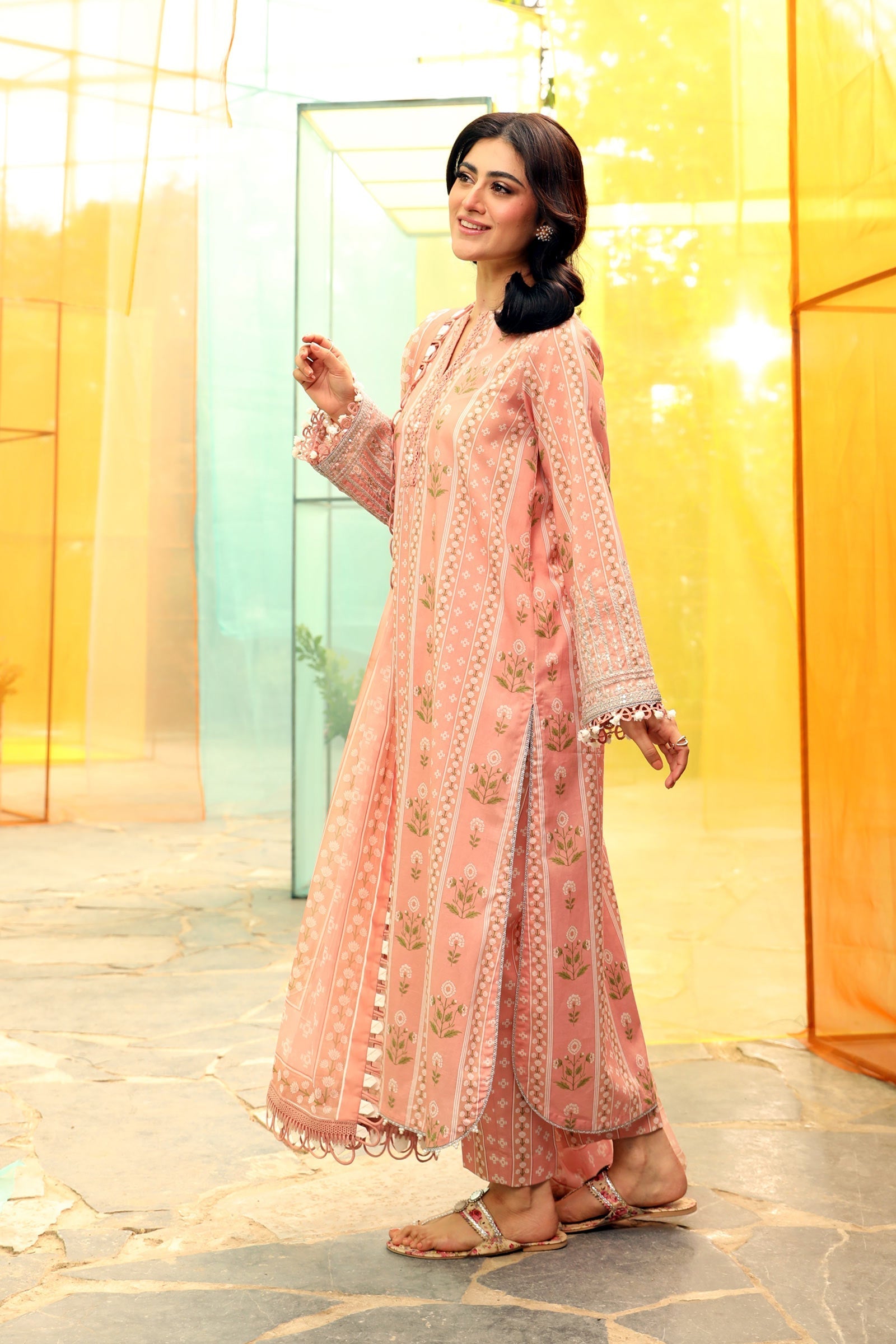 Maria B | M Basic Summer Lawn 25 | MB-CUS25-711B - Official Maria B stockist in UK - Sakeena London
