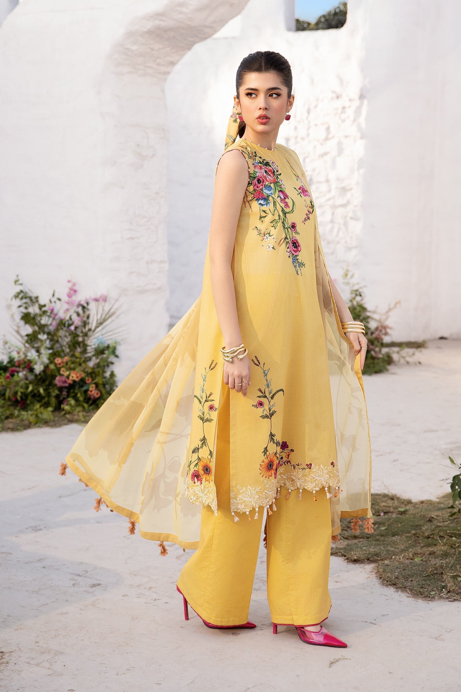 Maria B | M Basic Summer Lawn 25 | MB-CUS25-712A - Official Maria B stockist in UK - Sakeena London