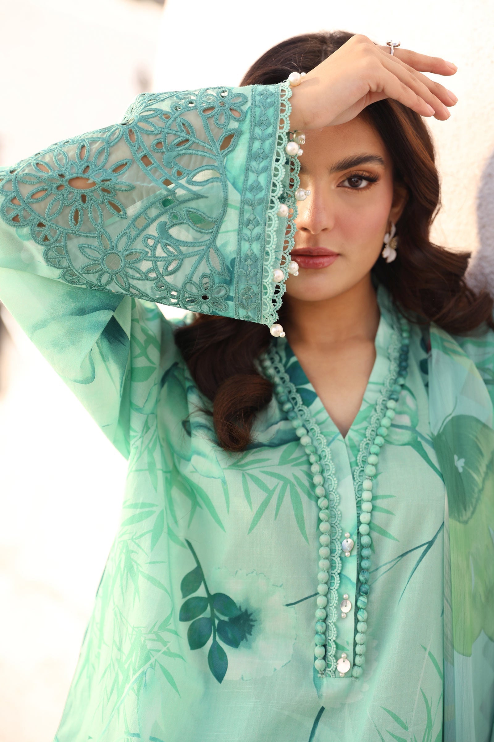 Maria B | M Basic Summer Lawn 25 | MB-CUS25-713A - Official Maria B stockist in UK - Sakeena London