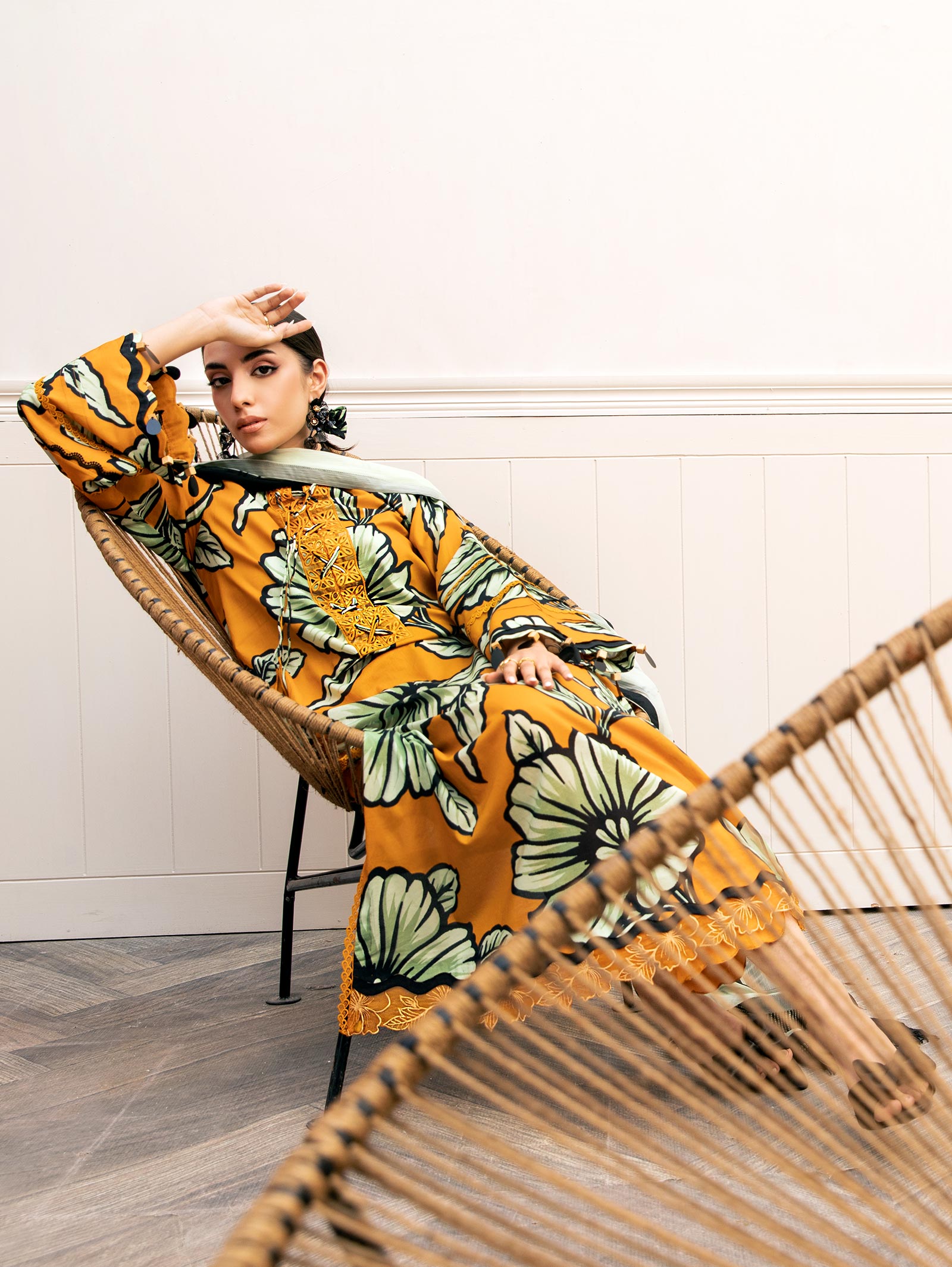 Maria B | Eid Basic Lawn | MB-CUS25-902A - Official Maria B stockist in UK - Sakeena London