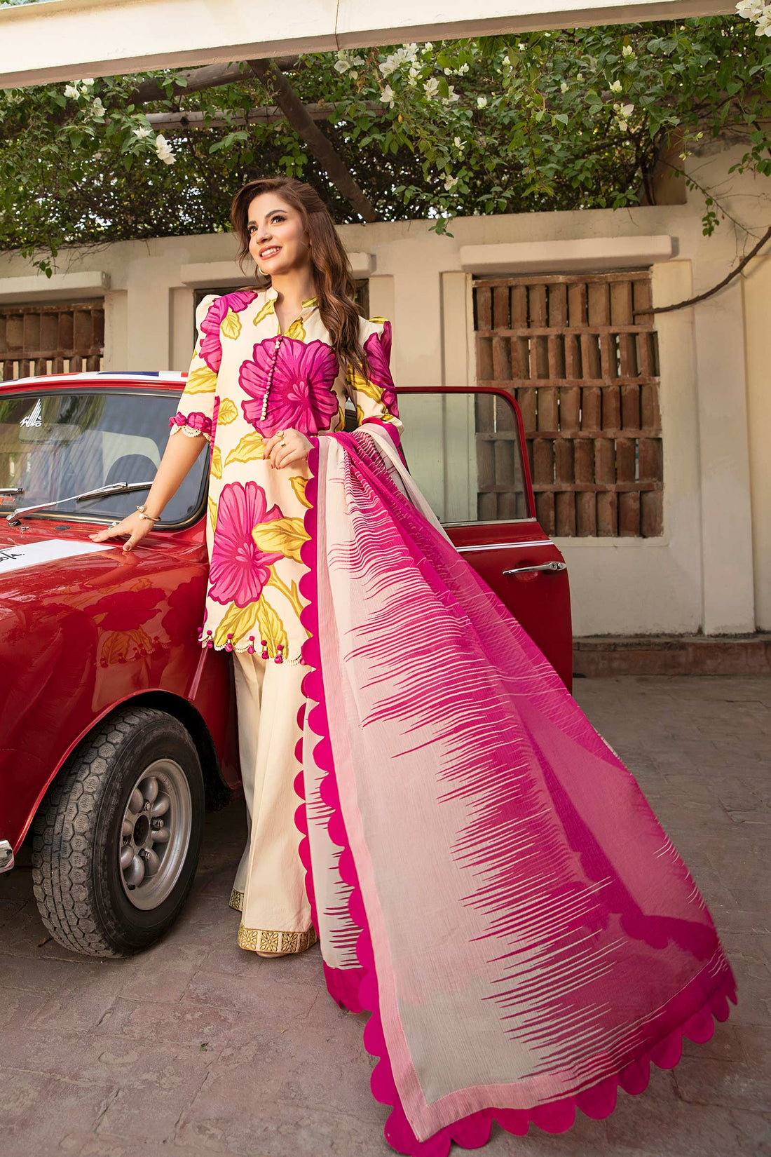 Maria B | Eid Basic Lawn | MB-CUS25-902B - Official Maria B stockist in UK - Sakeena London