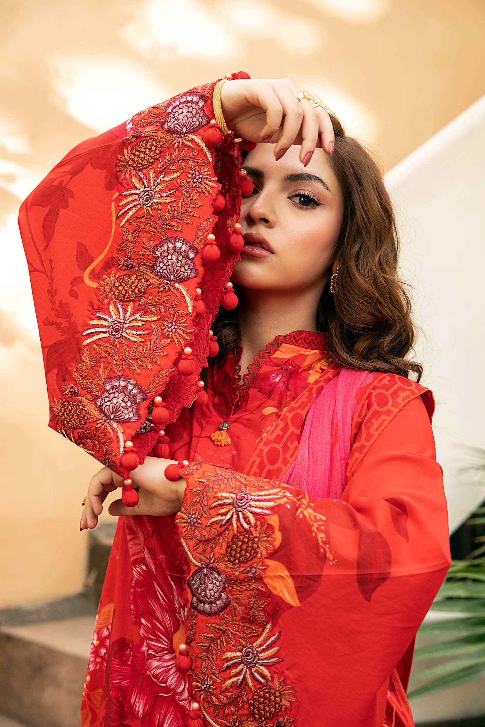 Maria B | Eid Basic Lawn | MB-CUS25-907A - Official Maria B stockist in UK - Sakeena London