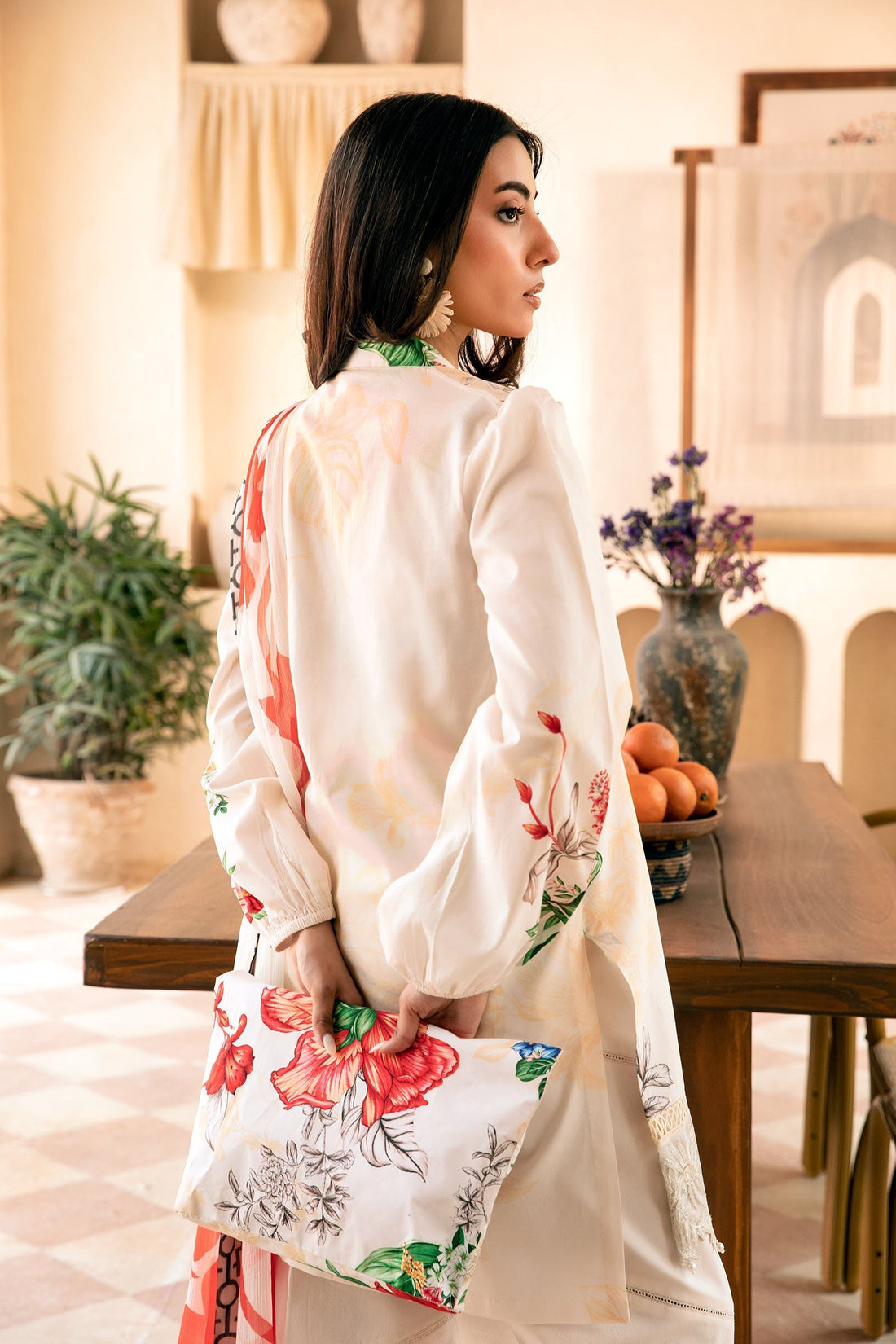 Maria B | Eid Basic Lawn | MB-CUS25-907B - Official Maria B stockist in UK - Sakeena London