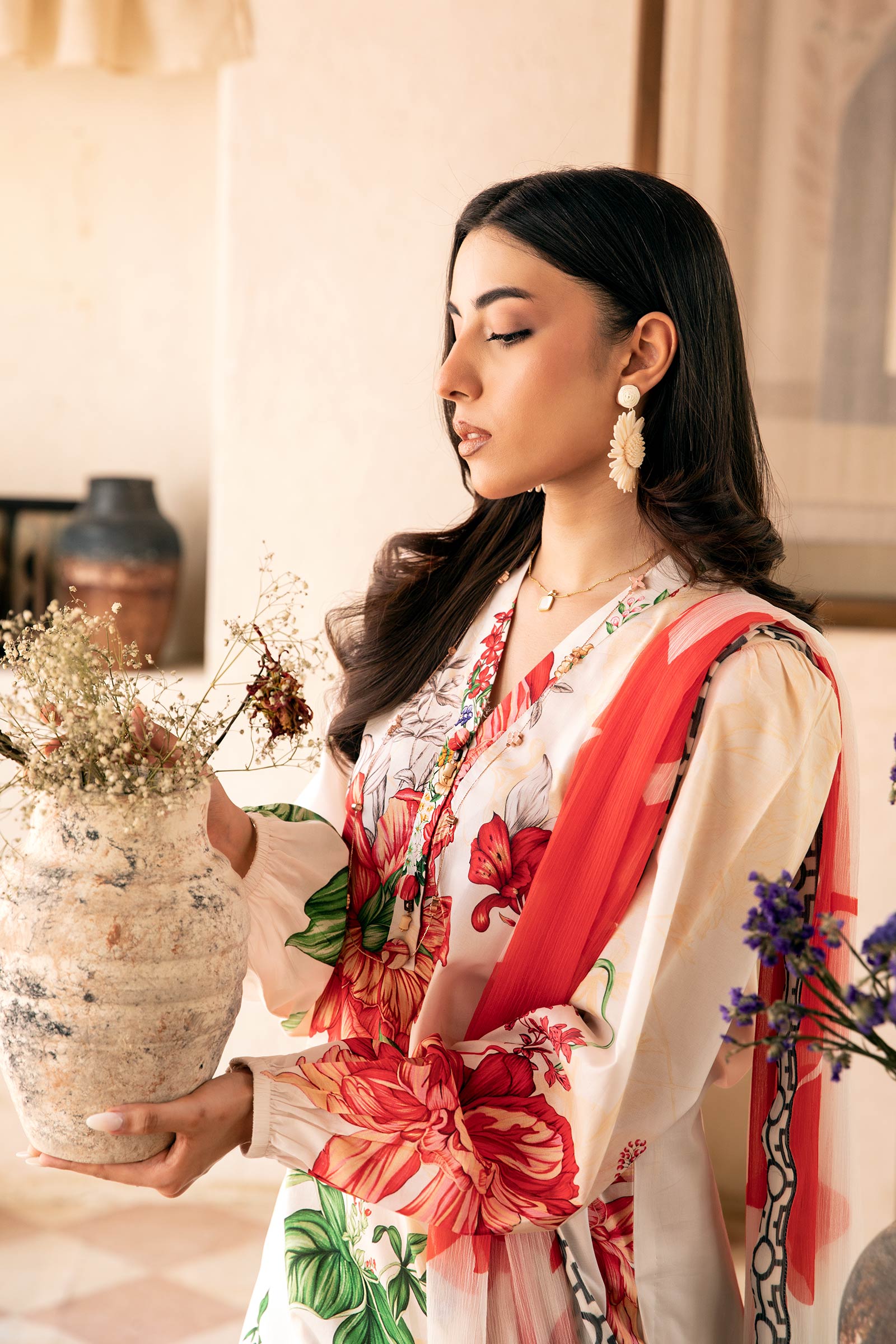 Maria B | Eid Basic Lawn | MB-CUS25-907B - Official Maria B stockist in UK - Sakeena London