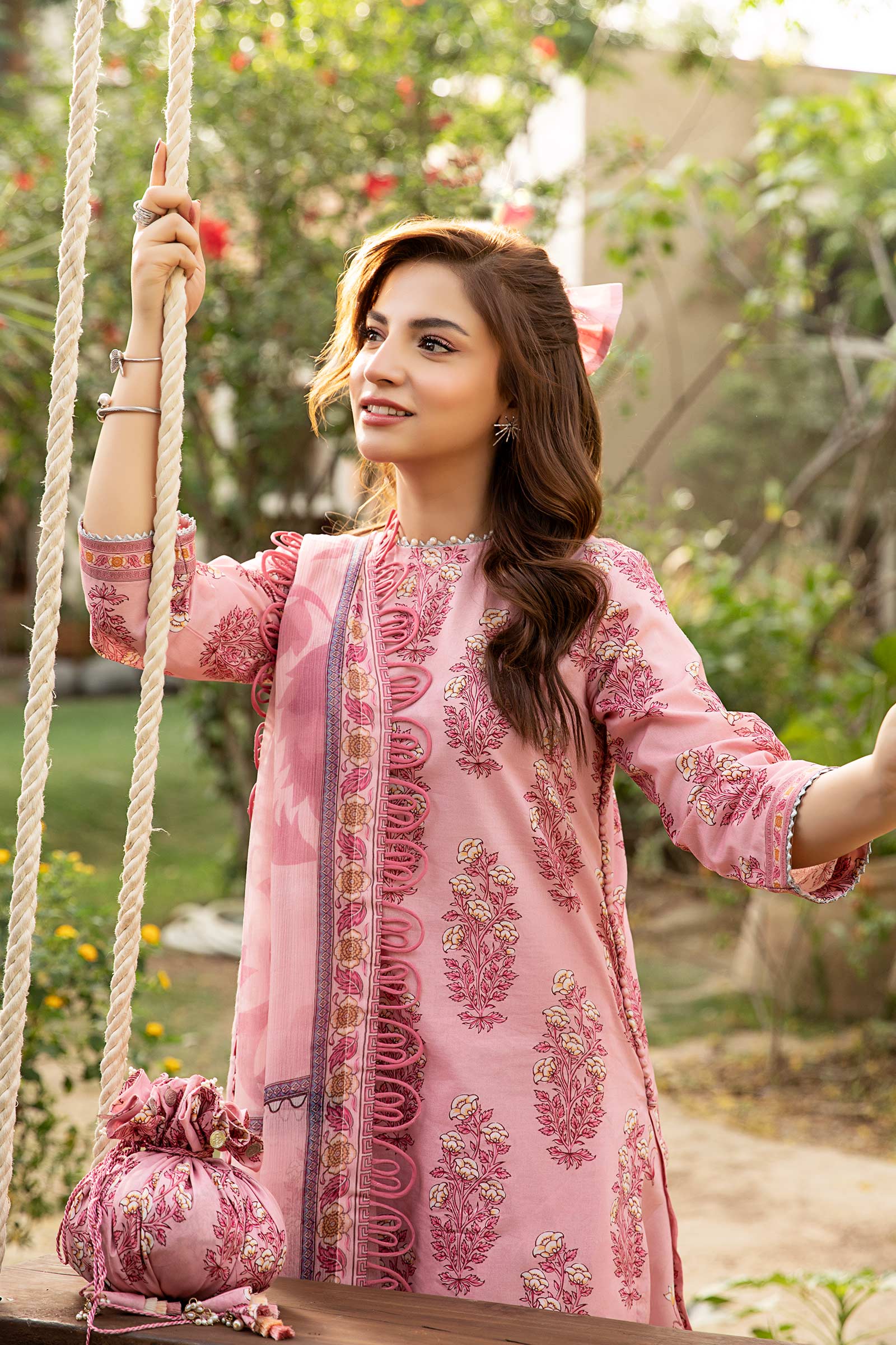 Maria B | Eid Basic Lawn | MB-CUS25-908A - Official Maria B stockist in UK - Sakeena London
