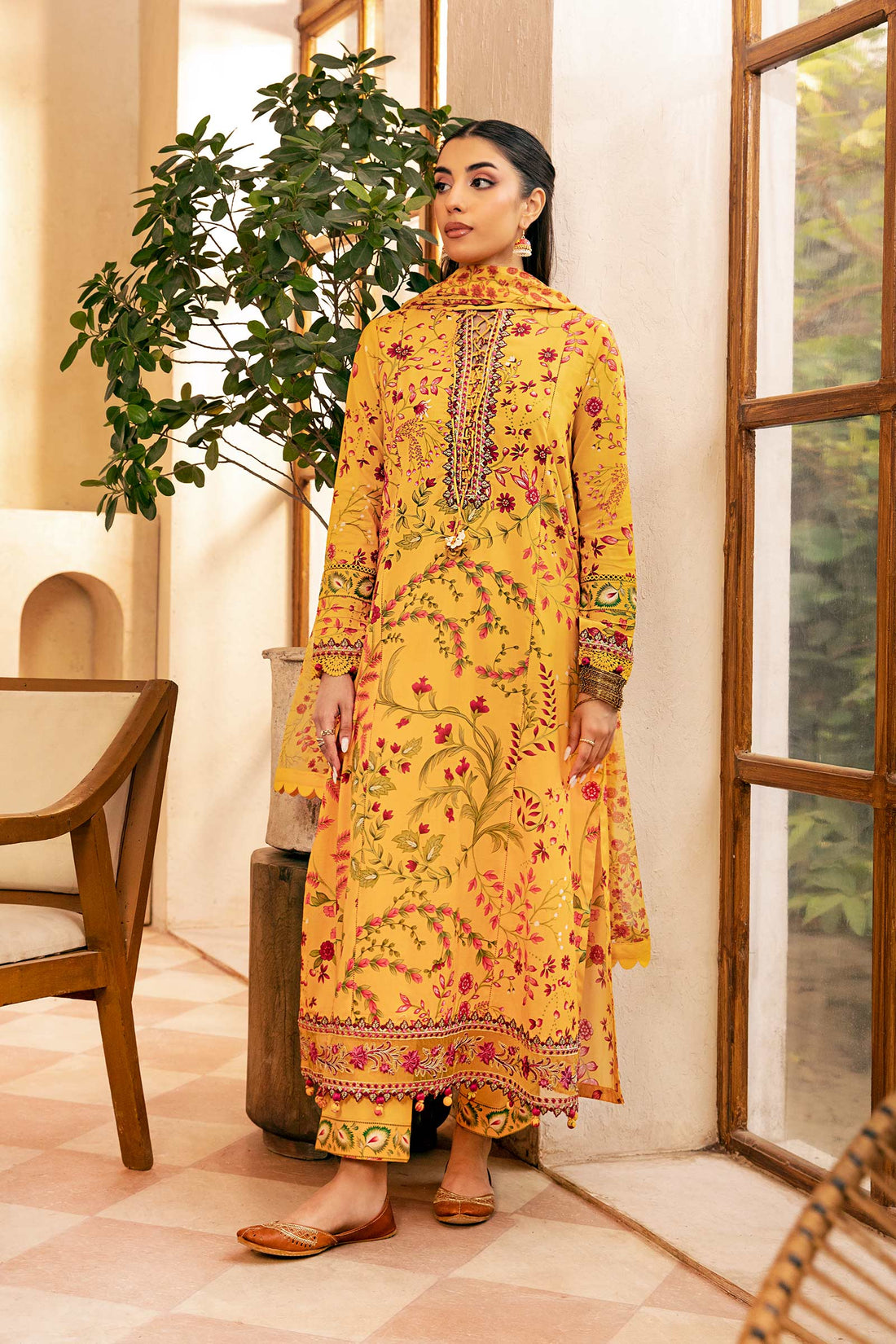 Maria B | Eid Basic Lawn | MB-CUS25-912A - Official Maria B stockist in UK - Sakeena London