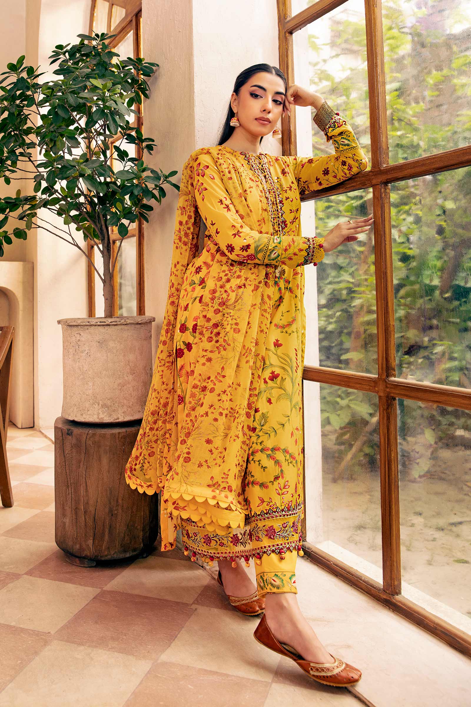 Maria B | Eid Basic Lawn | MB-CUS25-912A - Official Maria B stockist in UK - Sakeena London