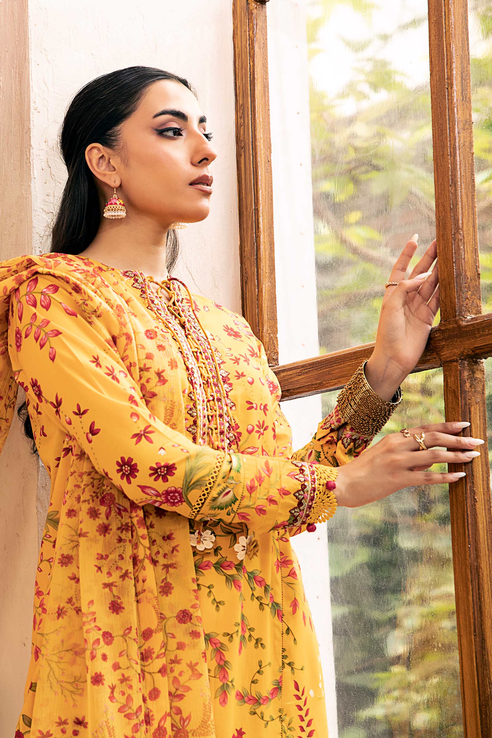 Maria B | Eid Basic Lawn | MB-CUS25-912A - Official Maria B stockist in UK - Sakeena London
