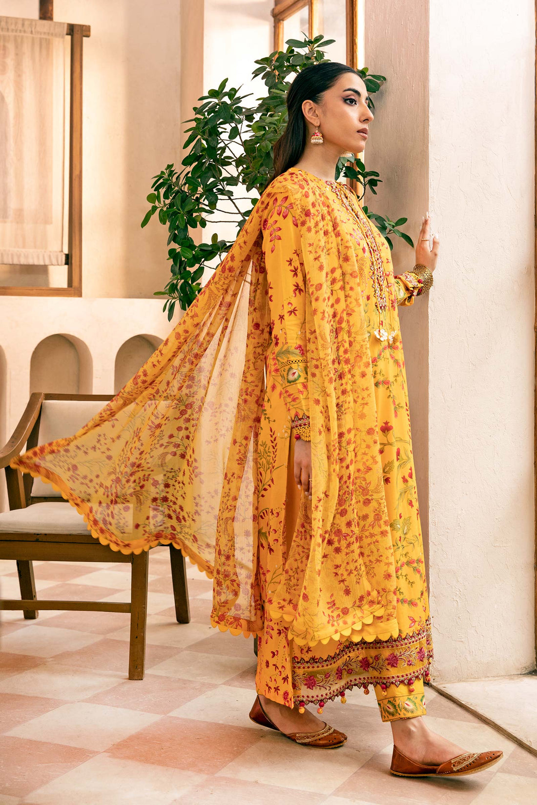Maria B | Eid Basic Lawn | MB-CUS25-912A - Official Maria B stockist in UK - Sakeena London