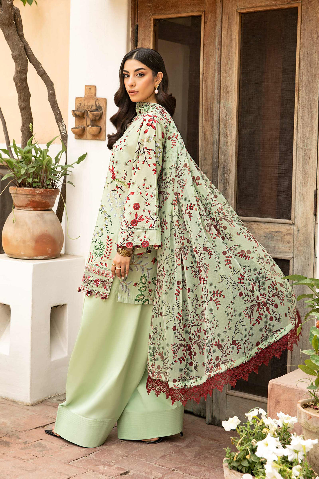 Maria B | Eid Basic Lawn | MB-CUS25-912B - Official Maria B stockist in UK - Sakeena London