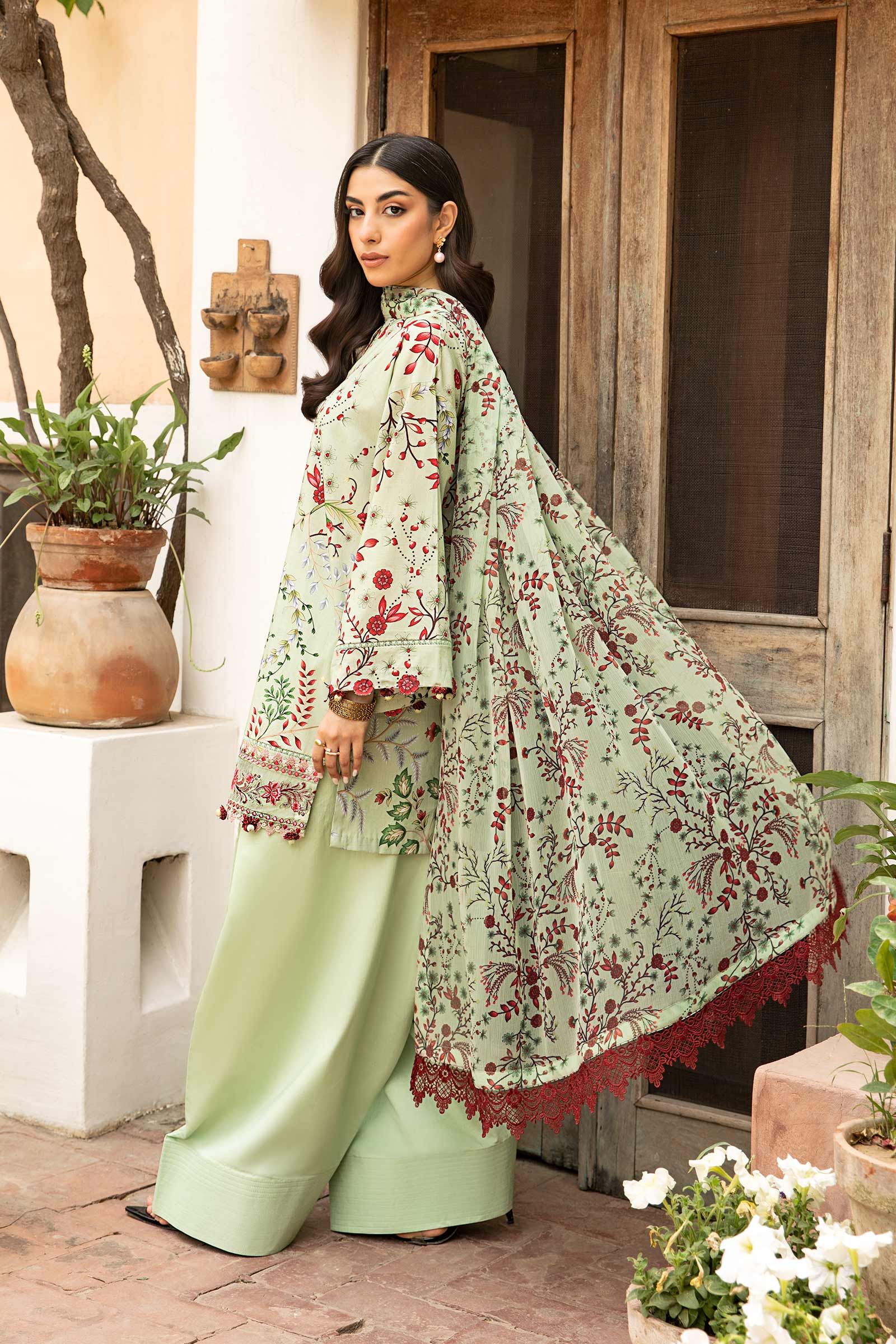 Maria B | Eid Basic Lawn | MB-CUS25-912B - Official Maria B stockist in UK - Sakeena London