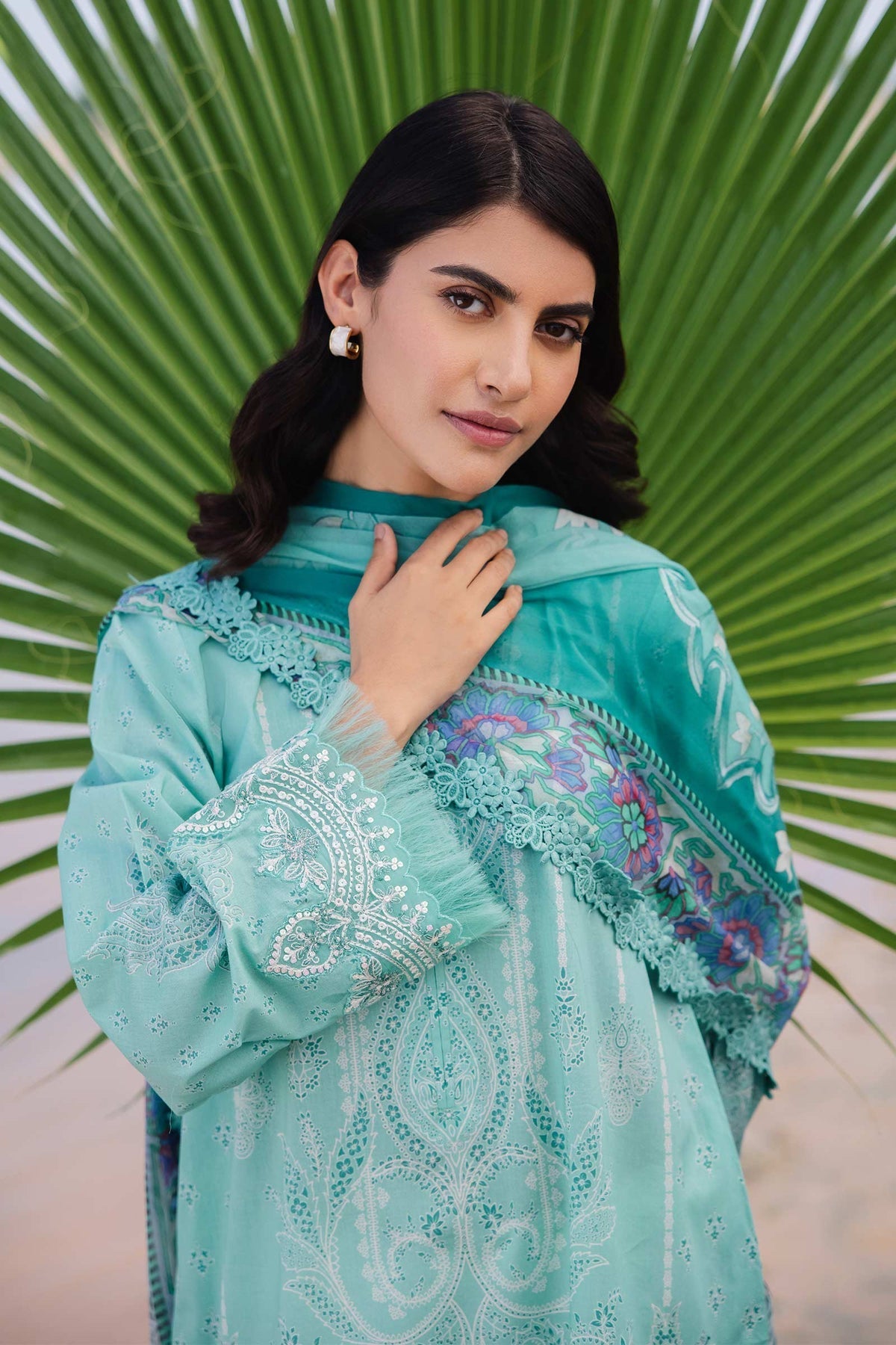 Maria b | M Basics Lawn | 408-A - Official Maria B stockist in UK - Sakeena London