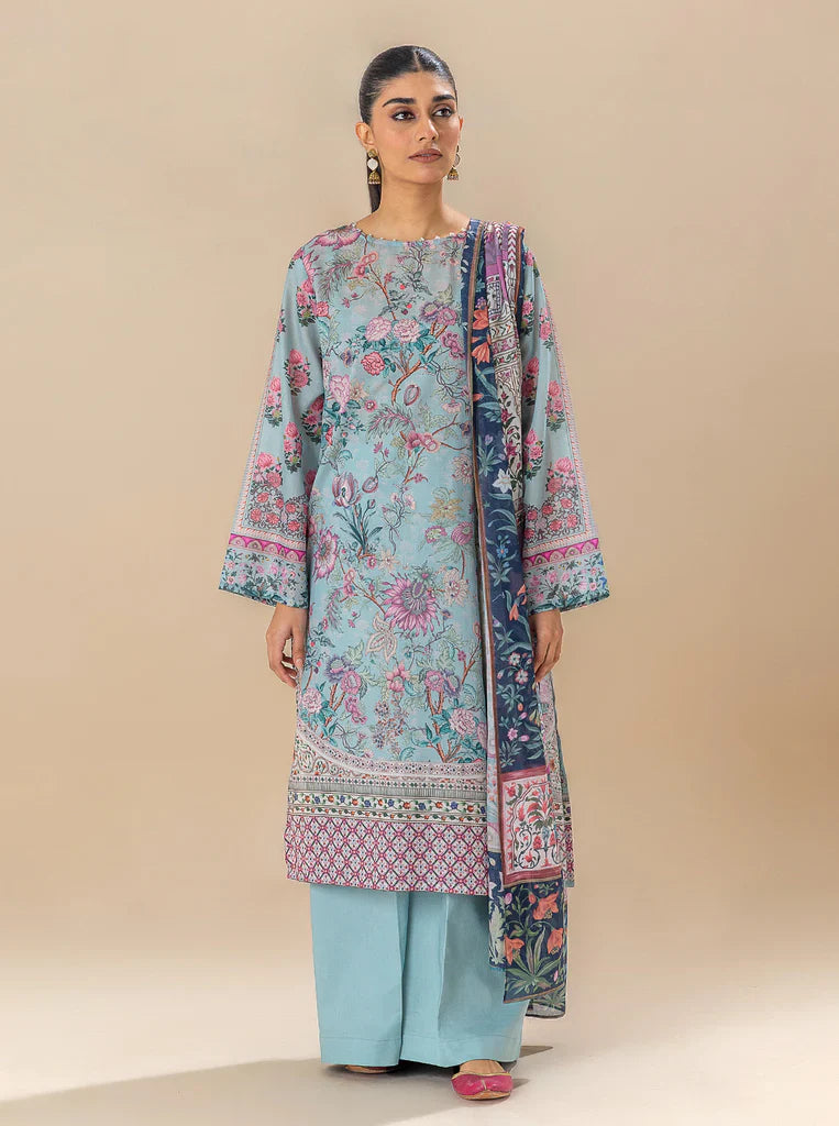 Morbagh | Lawn Collection 24 | SOUL BLUE - Official Morbagh stockist in UK - Sakeena London