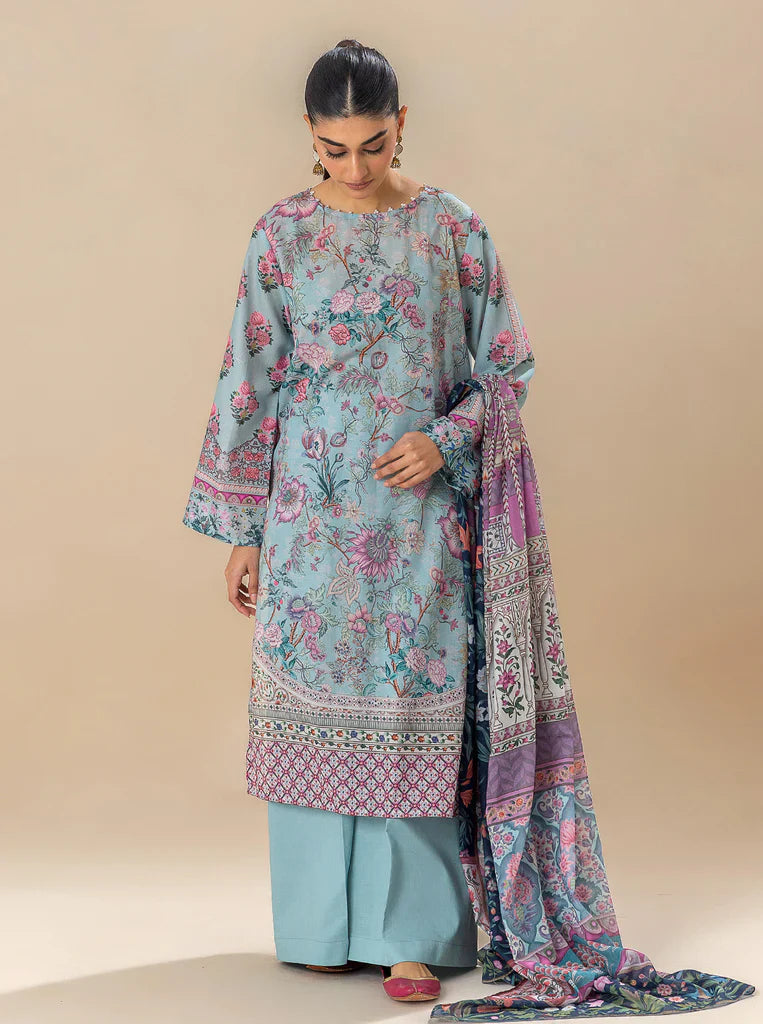 Morbagh | Lawn Collection 24 | SOUL BLUE - Official Morbagh stockist in UK - Sakeena London