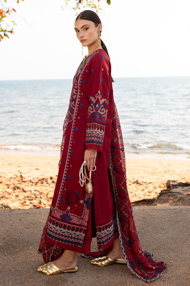 Marjjan | Fasana Lawn | MBL-07 A - Official Marjjan stockist in UK - Sakeena London
