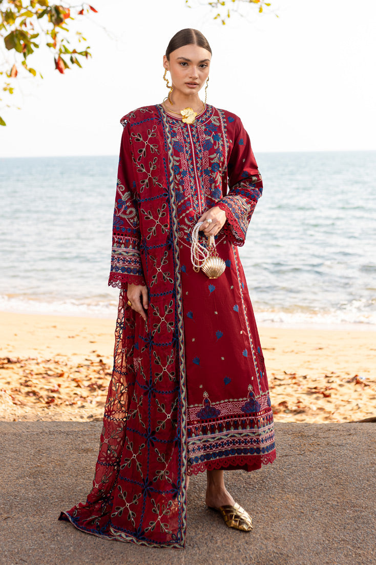 Marjjan | Fasana Lawn | MBL-07 A - Official Marjjan stockist in UK - Sakeena London