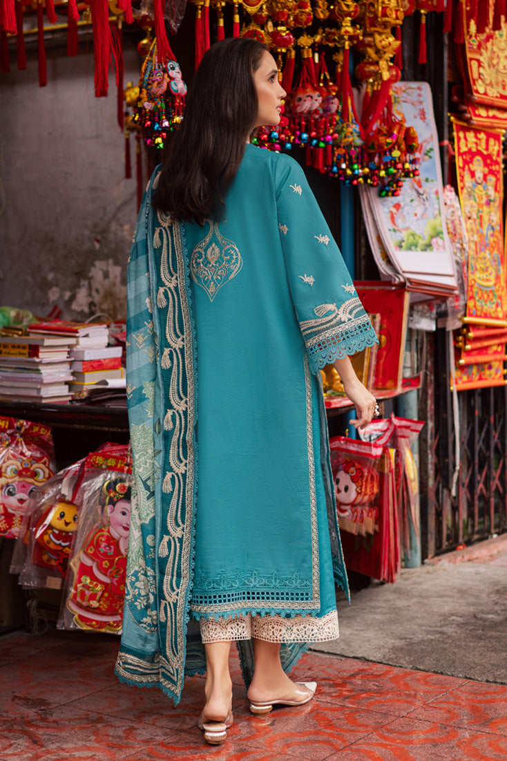 Marjjan | Carnation Lawn | MBL-15 B (LIGHT ZINC) - Official Marjjan stockist in UK - Sakeena London