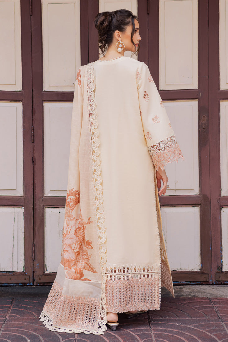 Marjjan | Carnation Lawn | MBL-16 A (ALMOND SKIN) - Official Marjjan stockist in UK - Sakeena London