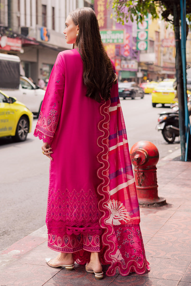 Marjjan | Carnation Lawn | MBL-17 B (HOT PINK) - Official Marjjan stockist in UK - Sakeena London