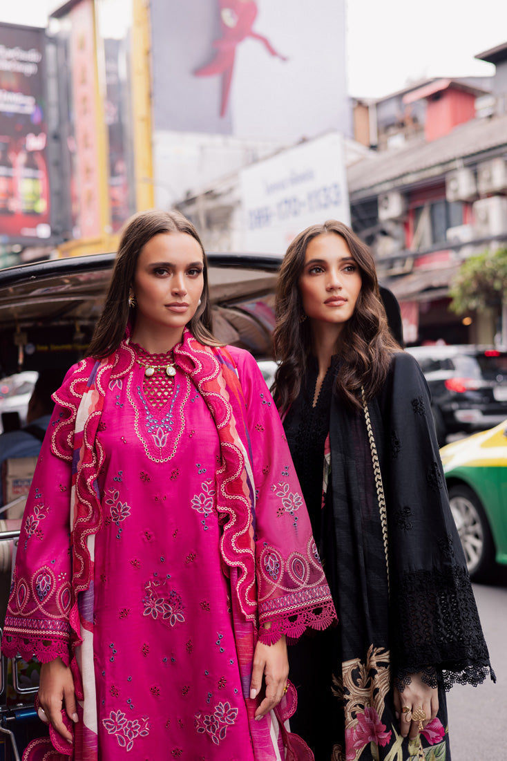 Marjjan | Carnation Lawn | MBL-17 B (HOT PINK) - Official Marjjan stockist in UK - Sakeena London